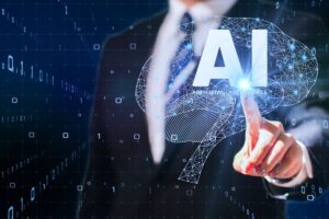 Artificial intelligence concept representing ethical use of ChatGPT in maths homework and digital learning.